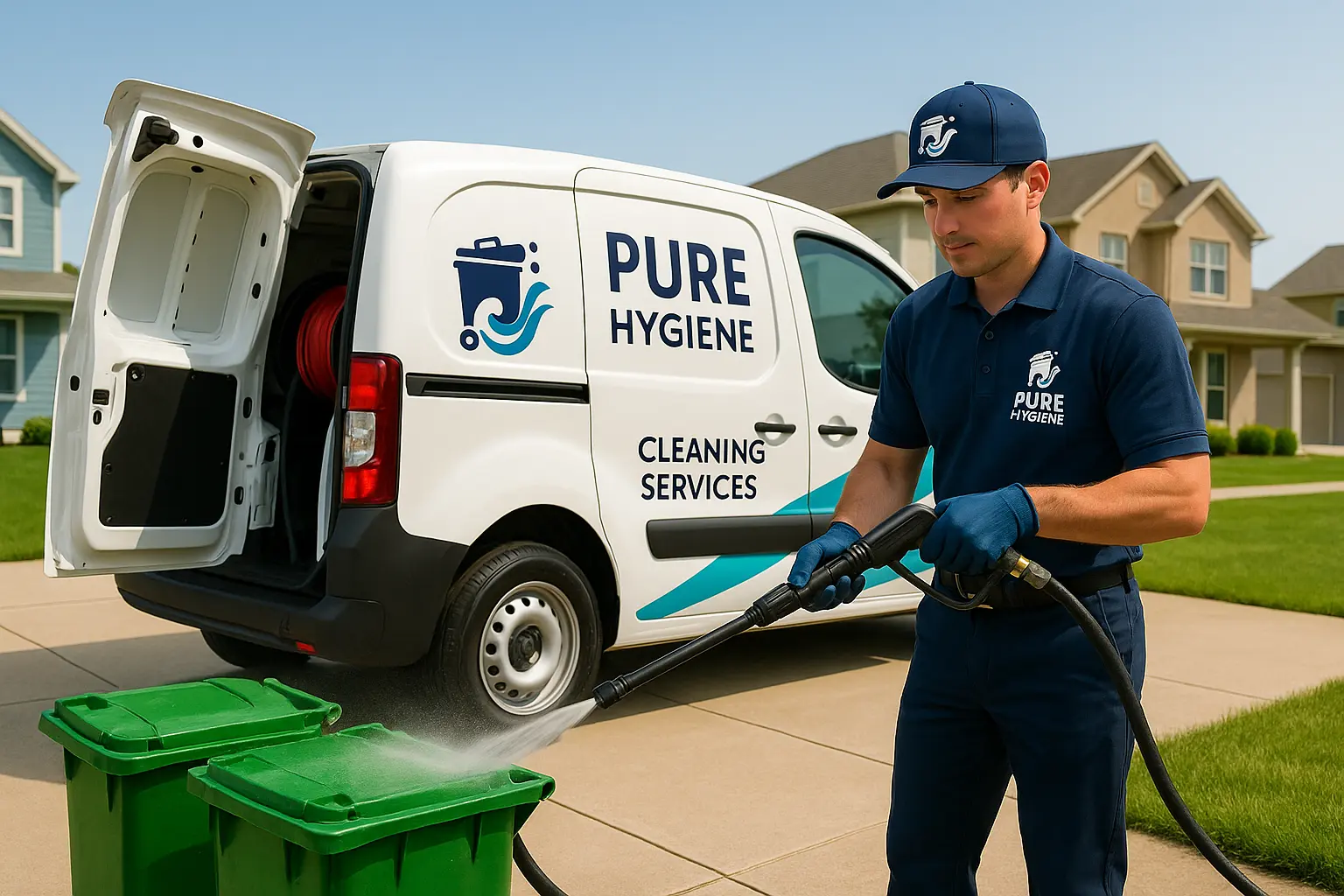 Bin cleaning background